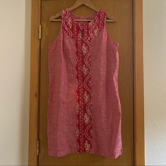 PATAGONIA • Island Hemp Shift Dress - Size 10 - Picture 4 of 16